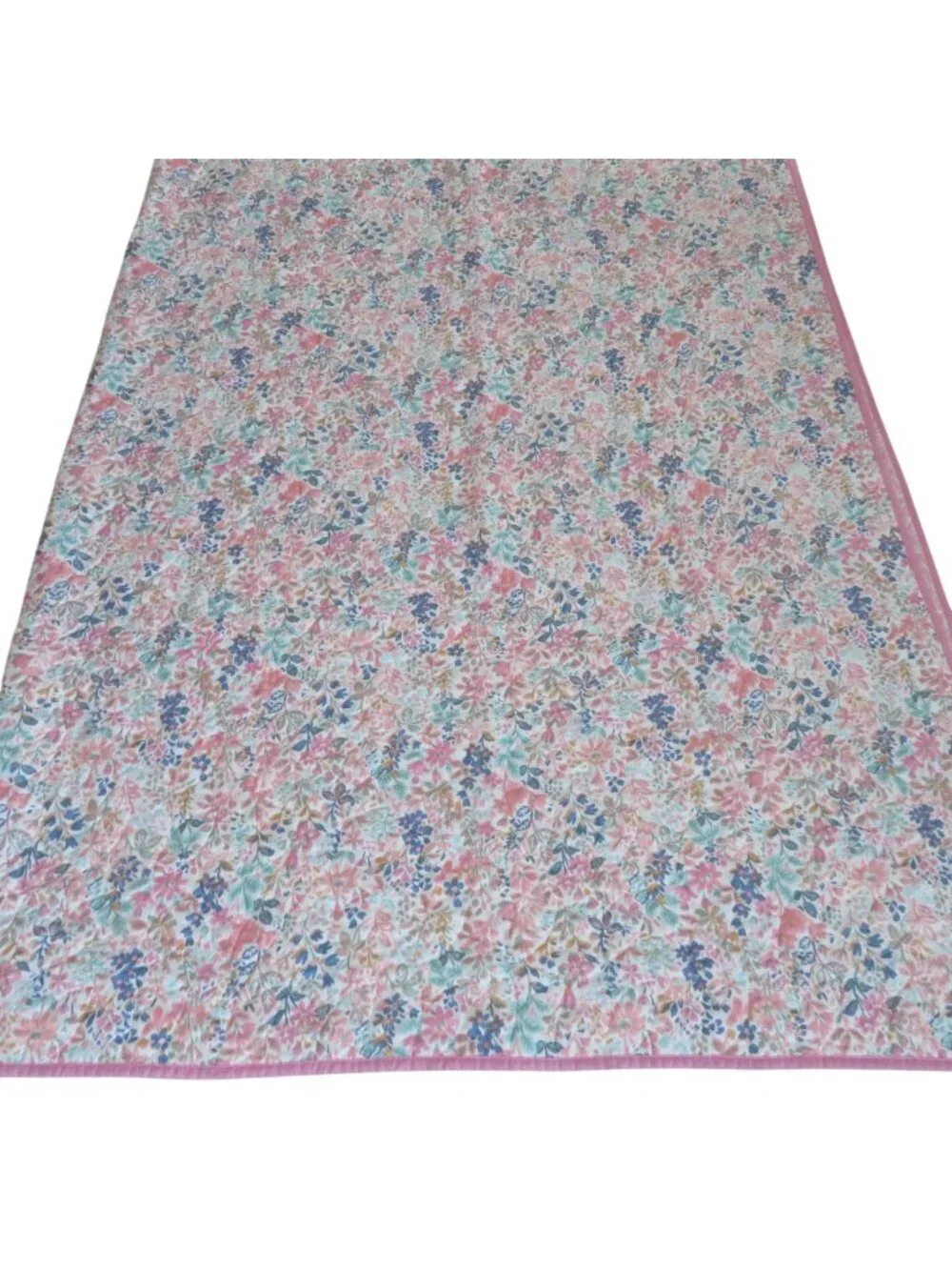 Laura Ashley Floral Reversible Quilt 96